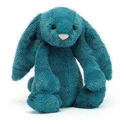 Peluche Bashful Bunny Mineral Blue Médium