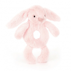 Hochet bashful bunny grabber pink