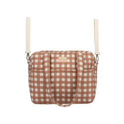 Sac à langer imperméable Hyde Park Terracotta Checks