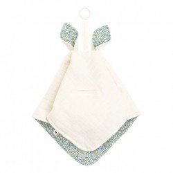 Doudou Kangourou Bibs x Liberty Eloïse Ivory