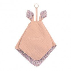 Doudou Kangourou Bibs x Liberty Eloïse Blush