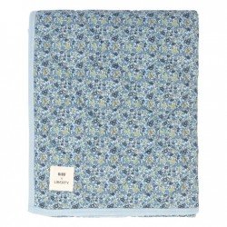 Couverture Matelassée Bibs x Liberty Chamomile Baby Blue Mix