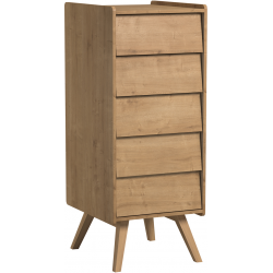 Chiffonier cinq tiroirs Vintage - VOX Bois