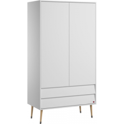 Armoire deux battants Bosque - Vox Blanc