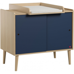 Commode avec porte coulissante Retro - VOX indigo