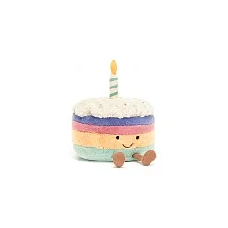 Amuseable Rainbow Birthday Cake Large