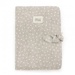 Protège carnet de santé Knot White Ministars