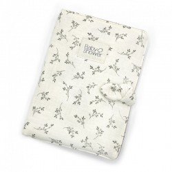 Protège carnet de santé Knot Olive Bloom