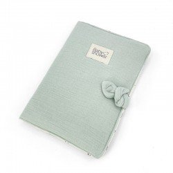 Protège carnet de santé Knot Sage Powder