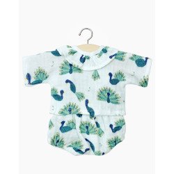 Babies - Ensemble Coline et son bloomer Baby Paon