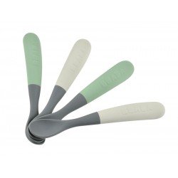 Cuillère en silicone 1er age Bi-Ton