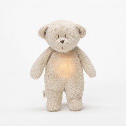 New Peluche Ourson Musical et Veilleuse Sable