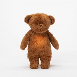 New Peluche Ourson Musical et Veilleuse Caramel