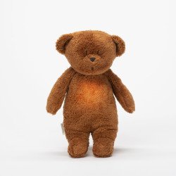 Peluche Ourson Musical et Veilleuse Caramel