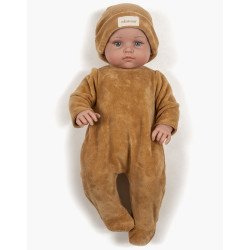 Bambini - Dors bien Angelo et son bonnet en velours Nikky Camel