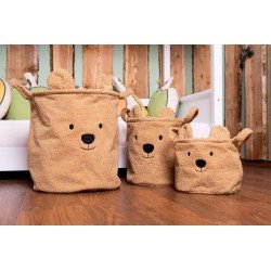 Panier Teddy - Set de 3 Beige