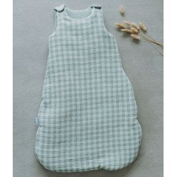 Gigoteuse - Made in France Vichy Vert de gris