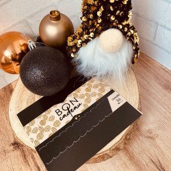 Bon cadeau noir annonce grand-père