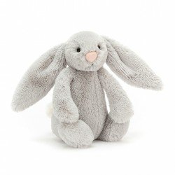 Peluche Bashful Bunny Silver Small