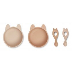 Set repas Evan Rabbit Rose Mix