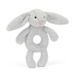 Hochet bashful bunny silver