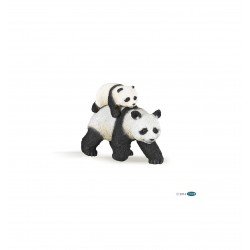 Figurine Papo - La Vie Sauvage Panda et son Bébé