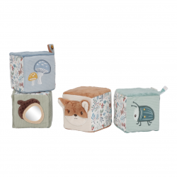 Lot de 4 cubes doux Forest Friends