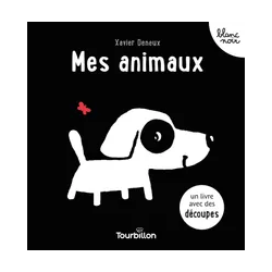 Livre Blanc Noir Mes animaux