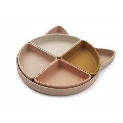 Assiette compartimentée Arne Cat Rose Multi Mix