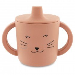 Tasse d'apprentissage en silicone Chat