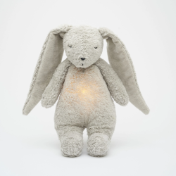 Peluche Lapin Nature Bio - Moonie Gris Minéral