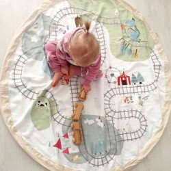 Sac/tapis de jeu Trainmap