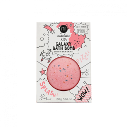 Boule de Bain Galaxy Grenadine - Flocons bleus