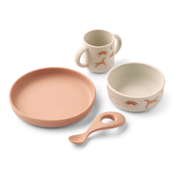 Set repas Silicone Vivi Dream / Ecru