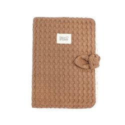 Protège carnet de santé Knot Gofre Cinnamon