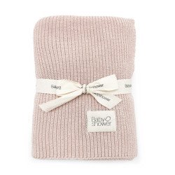 Couverture tricot canale Nude
