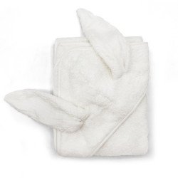 Cape de bain bunny Old White