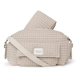 Sac pour poussette Camila Gofre Latte