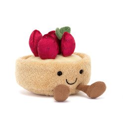 Peluche Amuseables Fleurette Tarte Aux Fraises