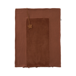 Housse de matelas à langer 60x80cm - Mix and Match Toffee