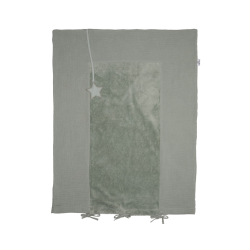 Housse de matelas à langer 60x80cm - Mix and Match Vert de Gris