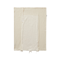 Housse de matelas à langer 60x80cm - Mix and Match Mousse de lait
