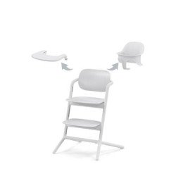 Chaise haute Lemo 3 en 1 All White