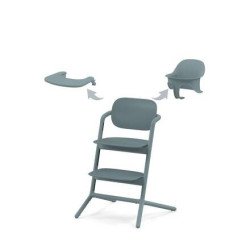 Chaise haute Lemo 3 en 1 Stone Blue