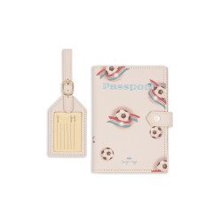 Protege passeport + porte etiquette Kick It
