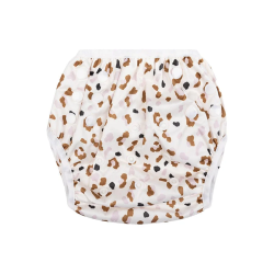Couche de bain lavable Kaki Leopard