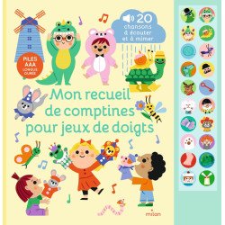 Mon recueil de comptines pour jeux de doigts