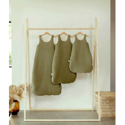 Gigoteuse d'été - Made in France Nid d'abeille kaki