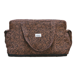 Sac à langer 24 / 48h : Collection Léopard Léopard Noir