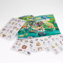 Cahier avec stickers repositionnables A5 Diddl